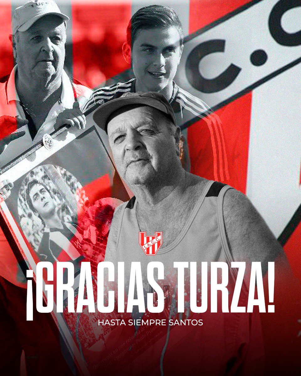 InstitutoACC's tweet photo. Glorioso de alma y corazón, eterno descubridor de talentos, símbolo imborrable de La Agustina 🔴⚪️

Tu legado vive en cada rincón del club que tanto amaste. 

Te vamos a extrañar, querido Santos 🕊️🇦🇹

Q.E.P.D. ❤️