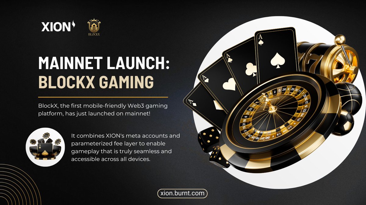 BlockX is LIVE on <a href="/burnt_xion/">XION</a>  Mainnet, revolutionizing onchain gaming with its debut roulette game! 

Say goodbye to clunky Web3 UX—BlockX delivers seamless, mainstream-friendly betting with email login, USDC bets, gas-free spins, and multi-device play. 

No wallets, no jargon,