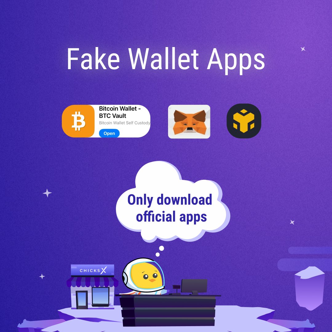 Here are 5 common scams 🧐 #CryptoSafety #ChicksX
