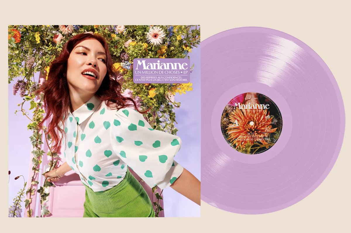 🆕 | Le vinyle de "Un million de choses" de Marianne (<a href="/LittleBigWhale/">Marianne</a>) est disponible en précommande sur son store 🌸

🔗 mariannestore.fr/products/vinyl…