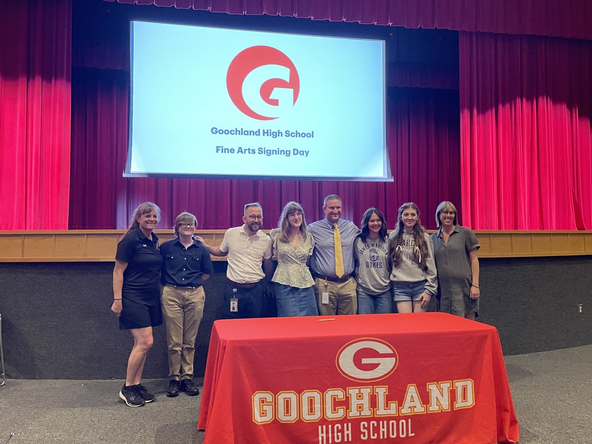 Steve Geyer (@saggeyer) on Twitter photo Goochland High School’s Fine Arts Signing Day 2025 🔥 <a href="/GoochlandHigh/">Goochland High School</a> | <a href="/MrBurchGHS/">Mr. Burch</a> | <a href="/GoochlandATC/">Melissa Black</a> | <a href="/BHahnGHS/">Brian Hahn</a> | <a href="/glndschools/">Goochland County Public Schools Schools</a> Goochland High School’s Fine Arts Signing Day 2025 🔥 <a href="/GoochlandHigh/">Goochland High School</a> | <a href="/MrBurchGHS/">Mr. Burch</a> | <a href="/GoochlandATC/">Melissa Black</a> | <a href="/BHahnGHS/">Brian Hahn</a> | <a href="/glndschools/">Goochland County Public Schools Schools</a>