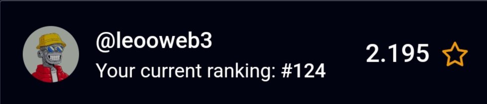 How Many $REP do you have? 

Currently i am at 124 RANK 

⚡️1 Like = 1 $REP 
⚡️1 RT = 1 $REP
⚡️1 Comment = <a href="/GiveRep/">GiveRep</a> 1 $REP

Let’s break all the walls and increase our rank in leaderboard together. <a href="/ATTNtoken/">Attention 👁️</a>