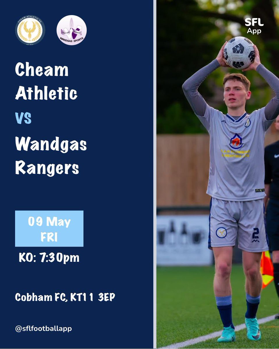 Friday Night Football ‼️ 🙌🏻 ⚽️

We are back in action after a short break 🐝 

Tomorrow night we face familiar faces and last seasons champions Wangas in our final push for silverware 🏆 

Come down &amp; get behind the Cheam 💙🩶

#UTC