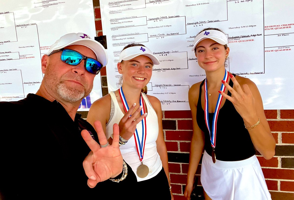 Ridge Point Tennis (@rphs_tennis) on Twitter photo Congratulations to our Girlsβ Doubles State Qualifiers Sophie Tahtouh and Hailey Niedzwecki!!!! ππΎ π
<a href="/FBISDAthletics/">Fort Bend ISD Athletics</a> <a href="/RP_PantherPride/">Panther Pride /RPHS Athletic Booster Club</a> Congratulations to our Girlsβ Doubles State Qualifiers Sophie Tahtouh and Hailey Niedzwecki!!!! ππΎ π
<a href="/FBISDAthletics/">Fort Bend ISD Athletics</a> <a href="/RP_PantherPride/">Panther Pride /RPHS Athletic Booster Club</a>