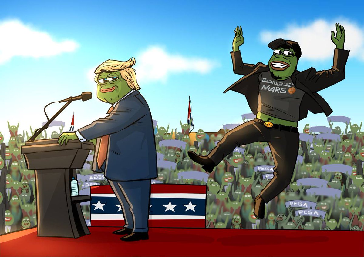 Who's ready for 1000x? 📈

<a href="/elonmusk/">Elon Musk</a> is already preparing a rocket - let's go to MARS! 🚀

Are you with us? 💰

#BTC #Crypto #MemeCoin #MEGA #1000x #ETH #FROGARMY 💚