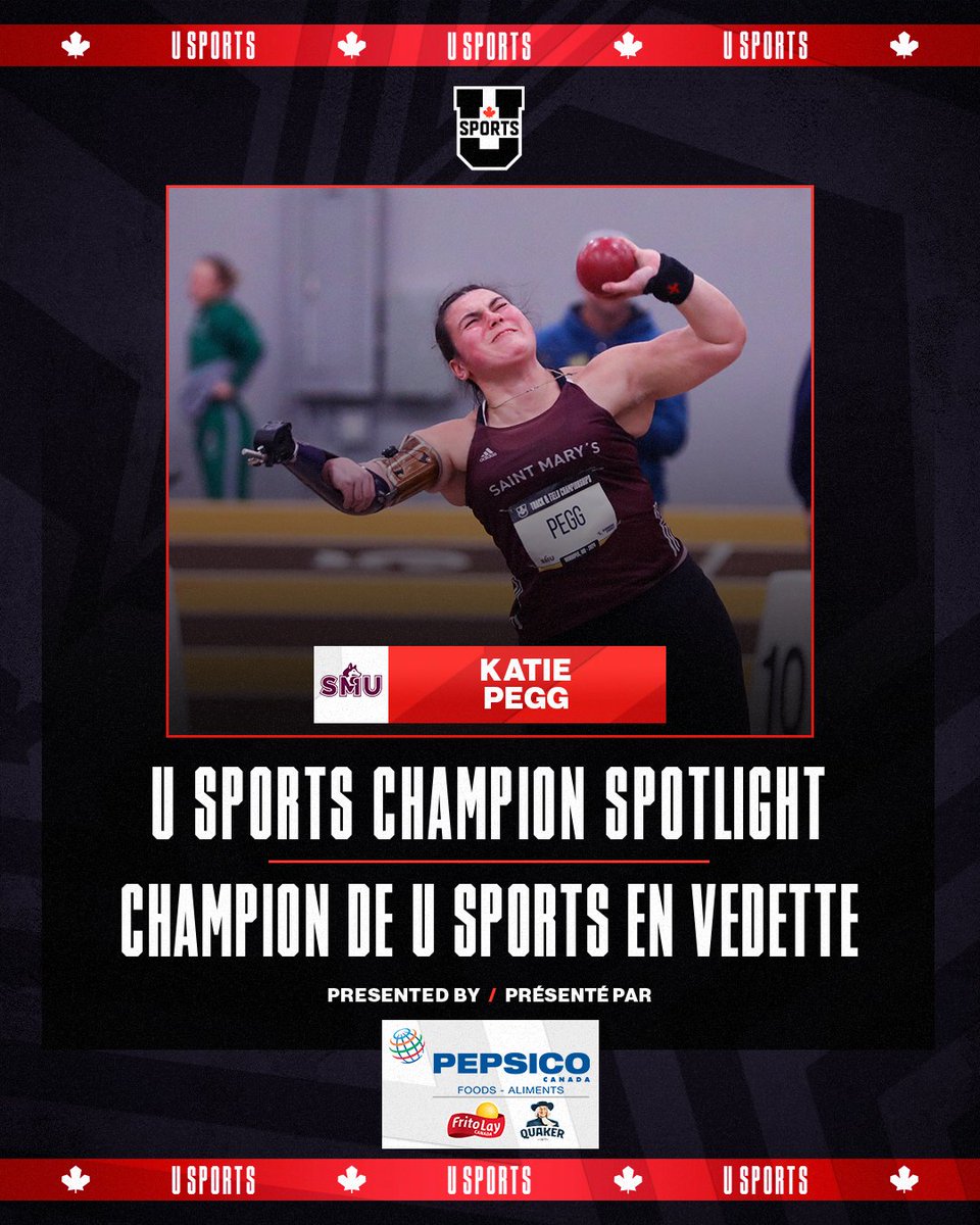 In today’s episode SMU’s Katie Pegg shares her journey from the football field to shot put and the 2024 Paralympic Games 🇨🇦

Full interview is out today at 3 pm ET ⬇️ L'interview complète est diffusée aujourd'hui à 15 h HE 

youtube.com/@usportsca

Dans l'épisode d'aujourd'hui,