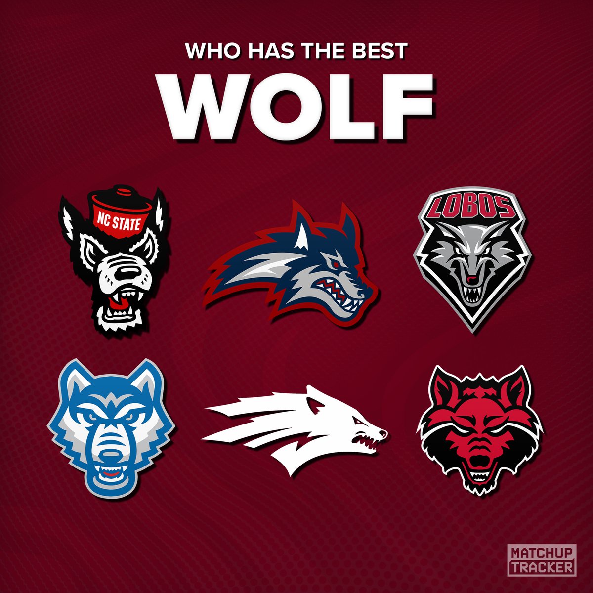 Who has the best WOLF logo in CFB? 🐺