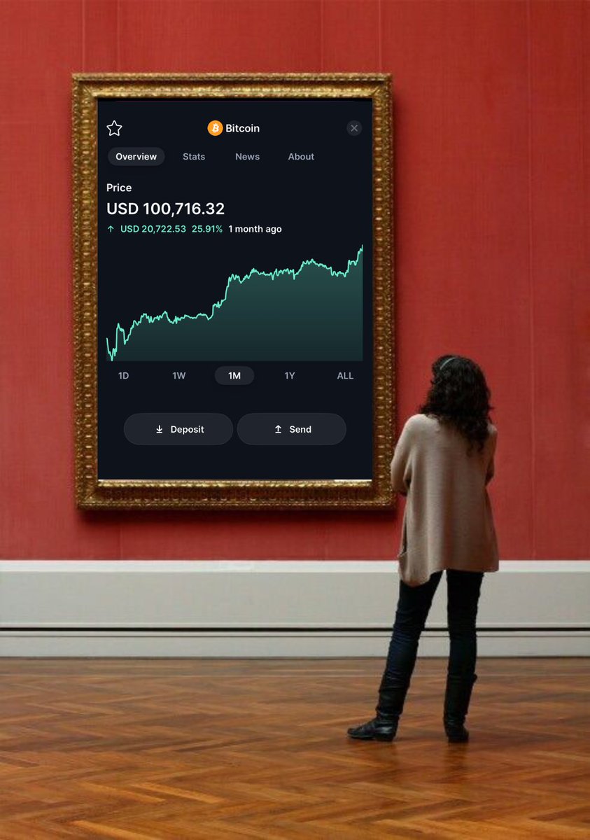 blockchain's tweet image. Hang it in the Louvre 🚀