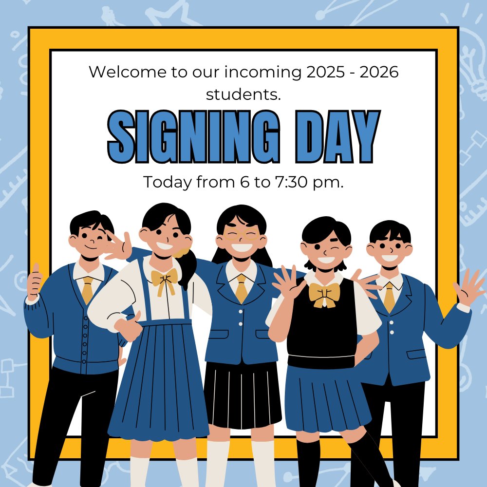We are celebrating our incoming students this evening from 6 to 7:30 pm.
