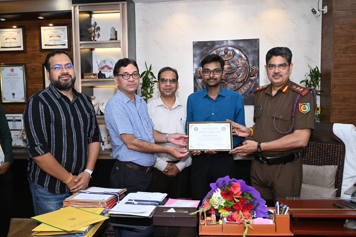 Central Placement Cell (@luplacement) on Twitter photo Congratulations to Hon'ble VC Prof. Alok Kumar Rai on being awarded the honorary rank of Colonel Commandant by the Ministry of Defence, Govt. of India! A proud moment for the entire university community. Salute to your leadership and service!
<a href="/profalokkumar/">Professor Alok Kumar Rai</a> 
<a href="/lkouniv/">University of Lucknow</a> Congratulations to Hon'ble VC Prof. Alok Kumar Rai on being awarded the honorary rank of Colonel Commandant by the Ministry of Defence, Govt. of India! A proud moment for the entire university community. Salute to your leadership and service!
<a href="/profalokkumar/">Professor Alok Kumar Rai</a> 
<a href="/lkouniv/">University of Lucknow</a>