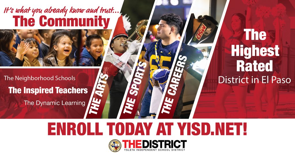 It’s what you already know and trust—your community, your schools, your future. 🏫✨ With inspired teachers, dynamic learning, and endless opportunities in arts, sports &amp; careers, there’s no better time to join #THEDISTRICT.
👉 Enroll now at bit.ly/4j6fE9s!