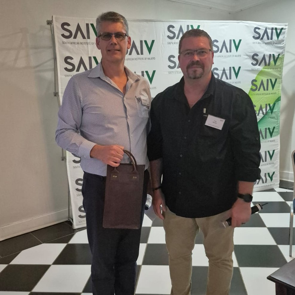 South African Institute of Valuers (@sa_valuers) on Twitter photo Dieter Bruijns, Senior Manager: Agribusiness Valuations at <a href="/StandardBankZA/">Standard Bank ZA</a>, explained at the #SAIV2025AGMandSeminar that:
“Water may only be used as prescribed in the NWA, to ensure sustainable use for the benefit of all.” 💧
#SAIVEmpoweringValuers #NWA Dieter Bruijns, Senior Manager: Agribusiness Valuations at <a href="/StandardBankZA/">Standard Bank ZA</a>, explained at the #SAIV2025AGMandSeminar that:
“Water may only be used as prescribed in the NWA, to ensure sustainable use for the benefit of all.” 💧
#SAIVEmpoweringValuers #NWA
