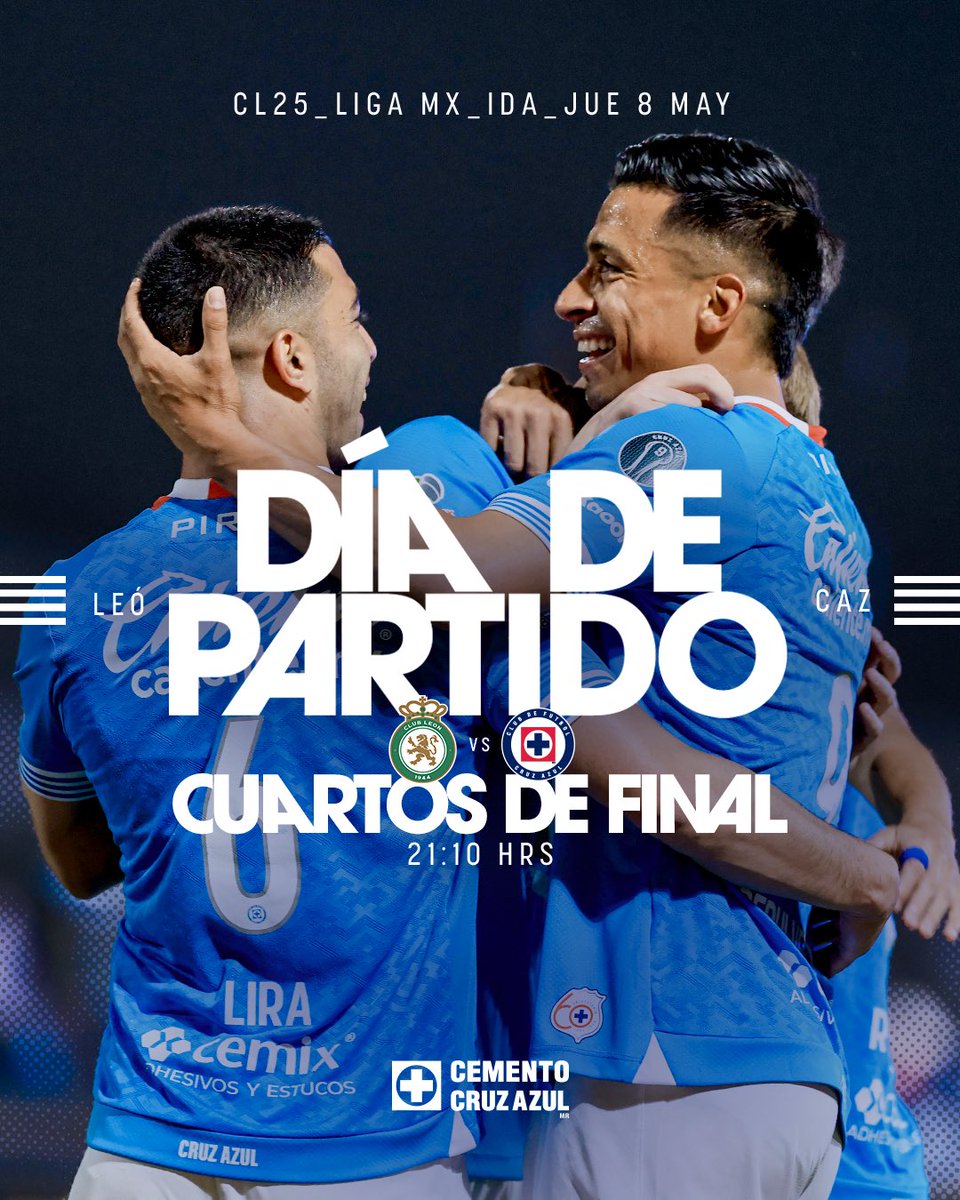 HOY JUEGA CRUZ AZUUUUUL. 💙

Inicia nuestra liguilla y vamos juntos por todo con #PasiónYCorazón 🔥