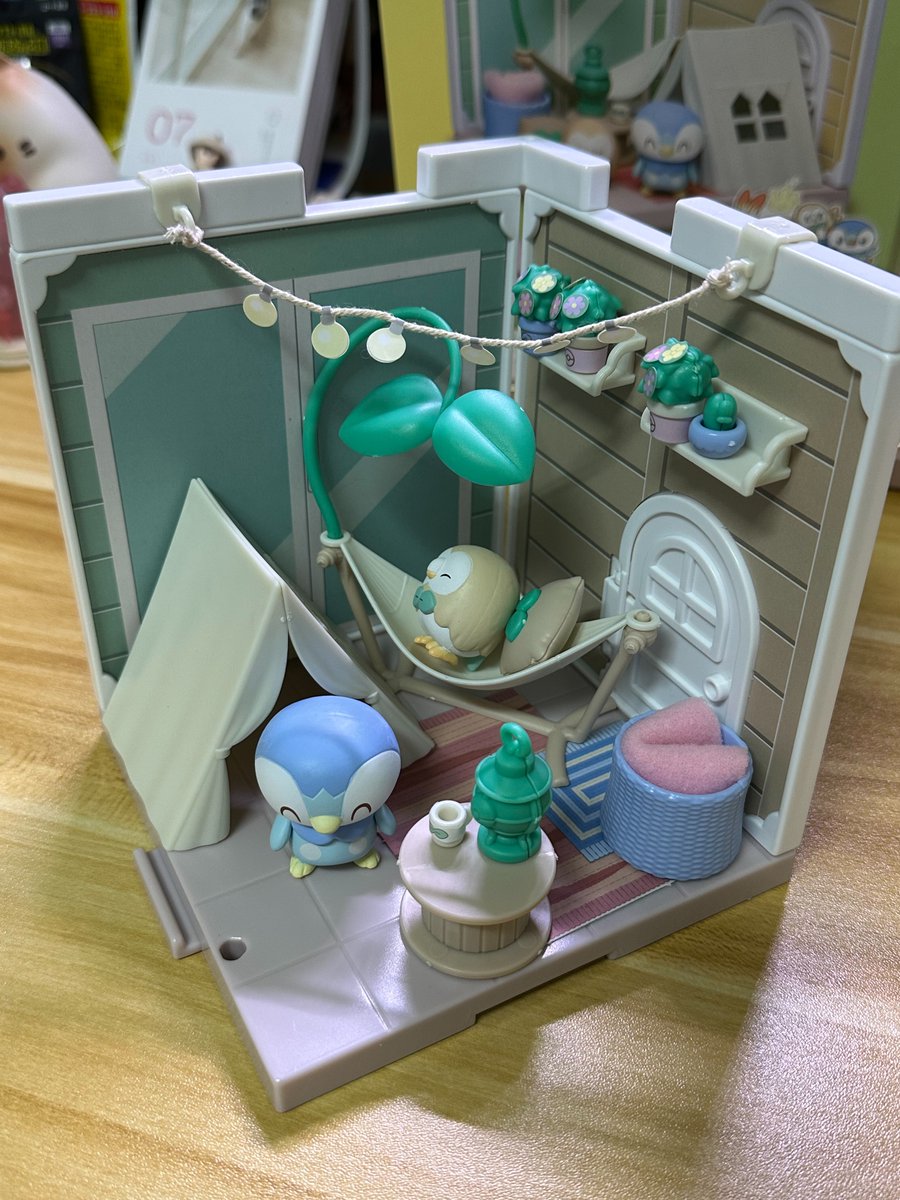 laolaozi0517's tweet image. 昨天開台組的寶可夢房間！
這個是波加曼跟木木梟的組合～
超級無敵可愛╰(*´︶`*)╯

他還有其他不同角色不同房間的組合
重點是組完之後還可以合在一起😍

#手工 #寶可夢