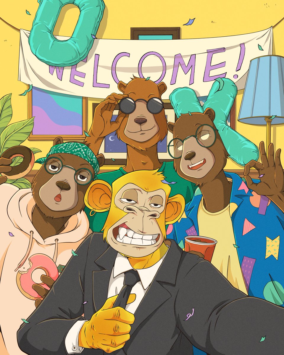 The <a href="/BoredApeSolClub/">Bored Ape Solana Club</a> has entered Three.
It was the obvious next step, <a href="/threeokayxyz/">Three</a> is a jewel meant to be shared with frens.

Welcoming other collections strengthens bonds, sparks new ones, and puts more eyes on what we’re building together.

Let’s make 'em feel at home.