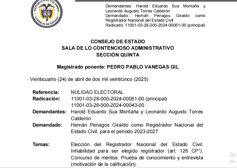 ColAboElectoral's tweet photo. 👩‍🎓🧑‍🎓Análisis sentencia que negó pretensiones de la demanda en contra del registrador nacional del Estado Civil @Registraduria :

Hilo a continuación y providencia en el siguiente link: https://t.co/EFgJ43pIIy https://t.co/NfyLMSMbWl