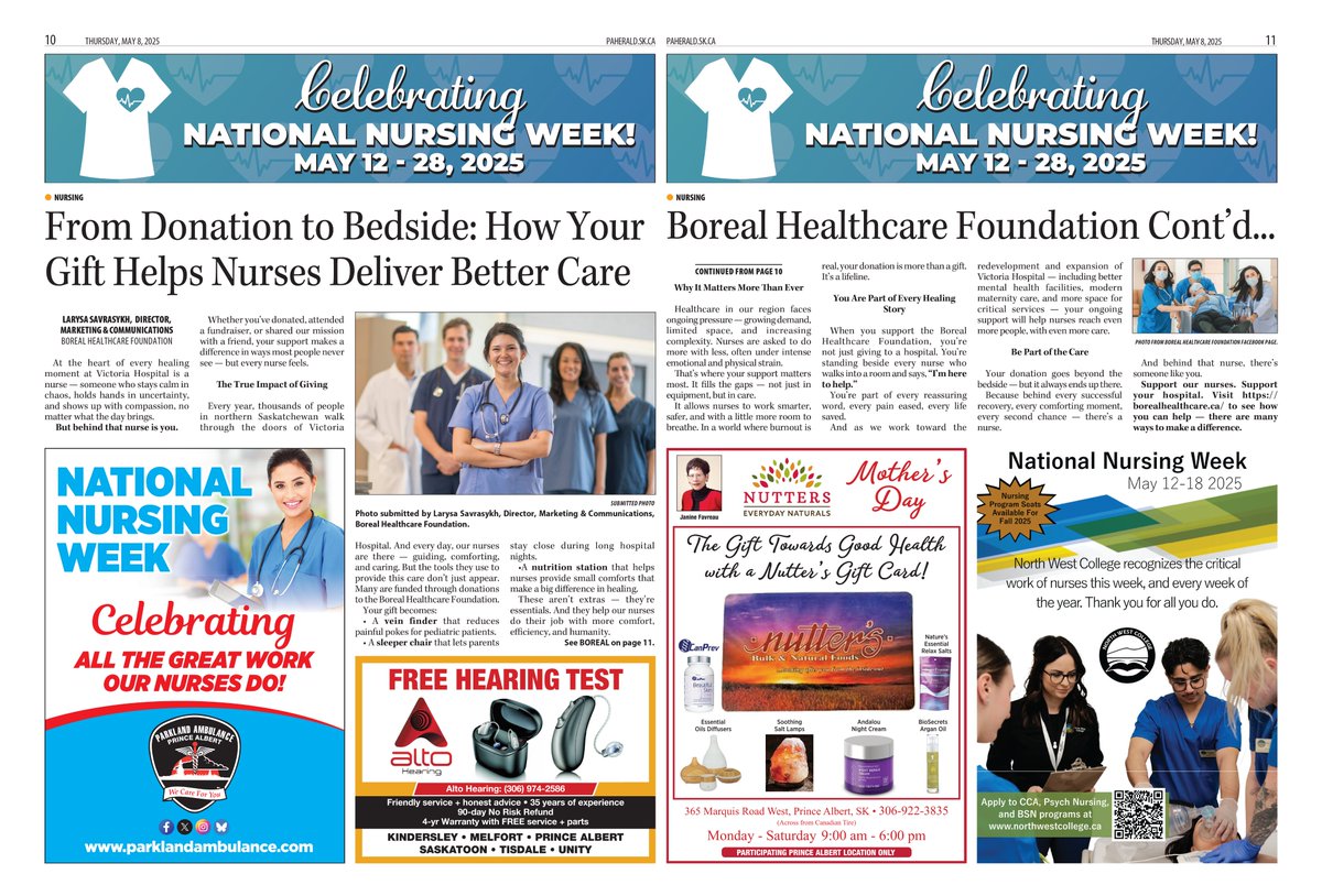 PADailyHerald's tweet photo. Celebrating National Nursing Week, May 12 - 18, 2025!
Thank you to all Nurses for the amazing, dedicated work you do for our communities.

Thank you to this year's sponsors to help make this possible!

#NationalNursingWeek #CommunityProud #Nursing #Nurses #Salute #ThankYou https://t.co/owmrqDfc84