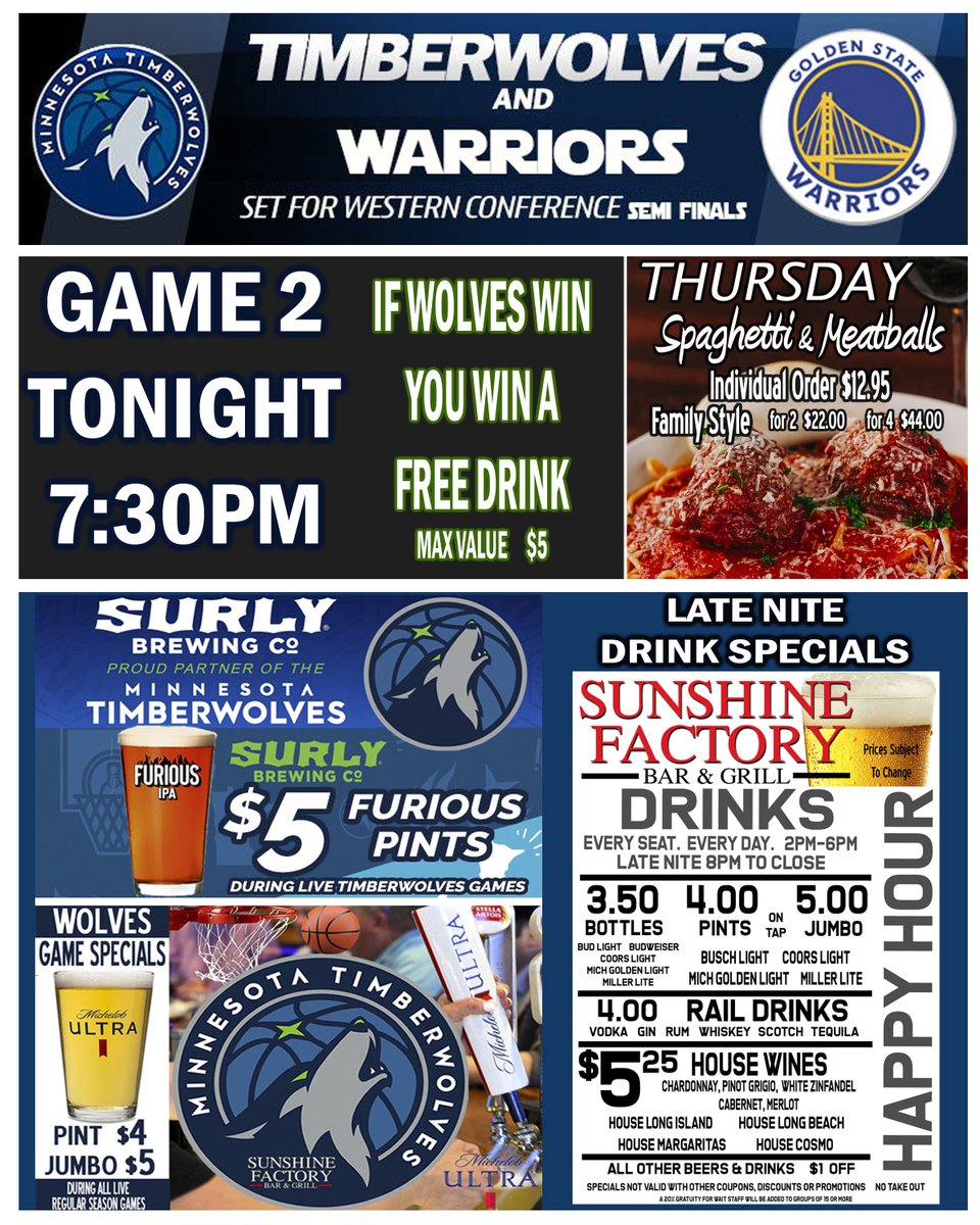 No Way Timberwolves shoot that bad again.  Let's Go Wolves.    #NBAPlayoff  #Timberwolves  #WolvesBack  Get a Free Drink if the Timbwerwolves Win tonight.  Must be present to win.