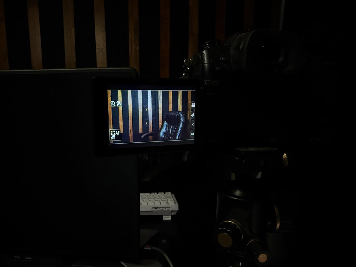 In the middle of the YouTube studio build. Current mockup before the tear-down and final project is out together.