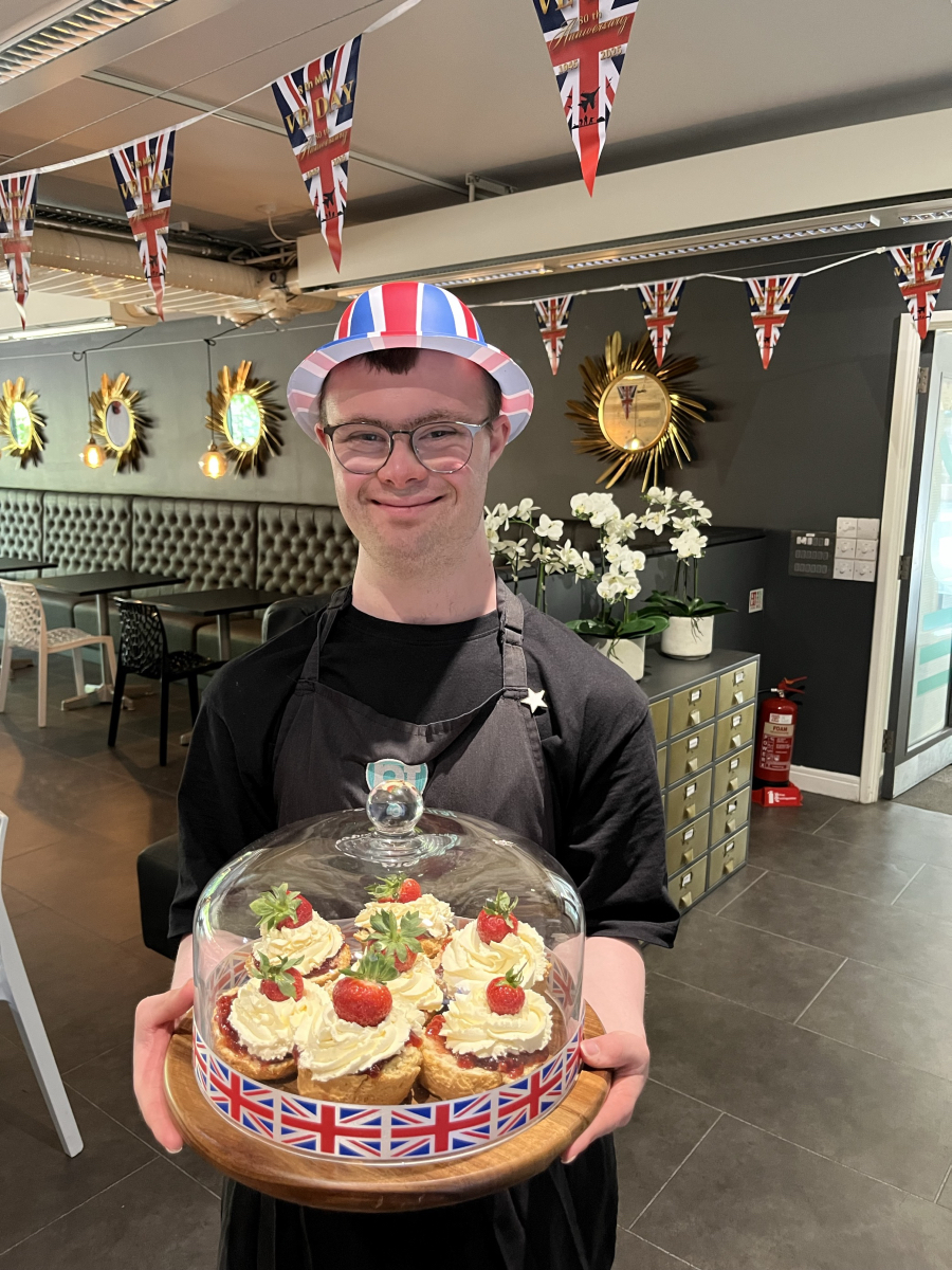 Today we commemorate VE Day in the Riverbank Kitchen. It's a moment to remember the bravery &amp; unity shown by people across the world 80 years ago.

It's also a moment for us to celebrate the message of VE Day: When we unite, real and lasting change is possible! 🌍🕊️