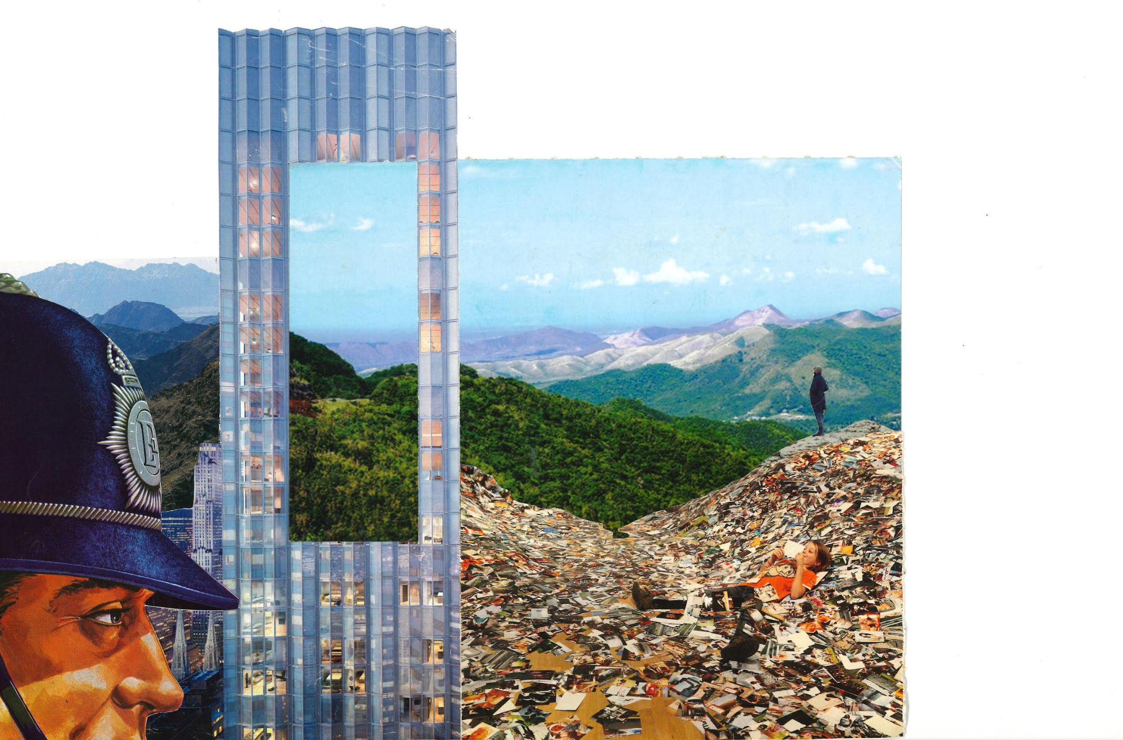 Obra de Edrimael Delgado Reyes / “Pega, Papel y Tijera”