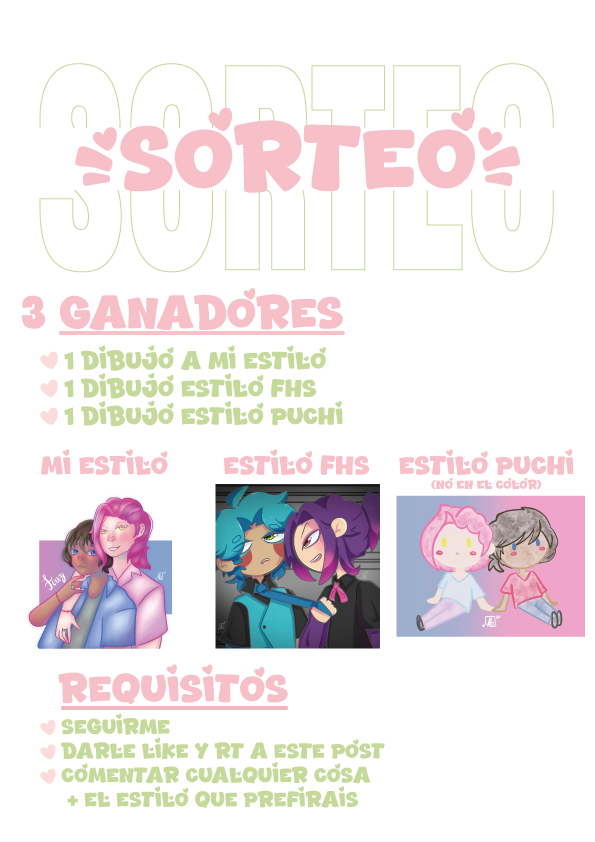 ¡MUCHAS GRACIAS POR LOS 200 SEGUIDOS!

Os traigo este pequeño sorteo en donde os dibujaré a vuestro oc, Sona... Personaje que queráis 

Tenéis hasta el sábado 10 de mayo hasta las 18:00 (Hora española) para participar

¡Mucha suerte!