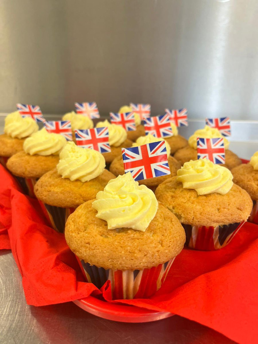 NorthDuffieldSc's tweet image. Our VE Day cupcake flags made it onto the islands of the children’s wonderful mud archipelago! @OPAL_CIC