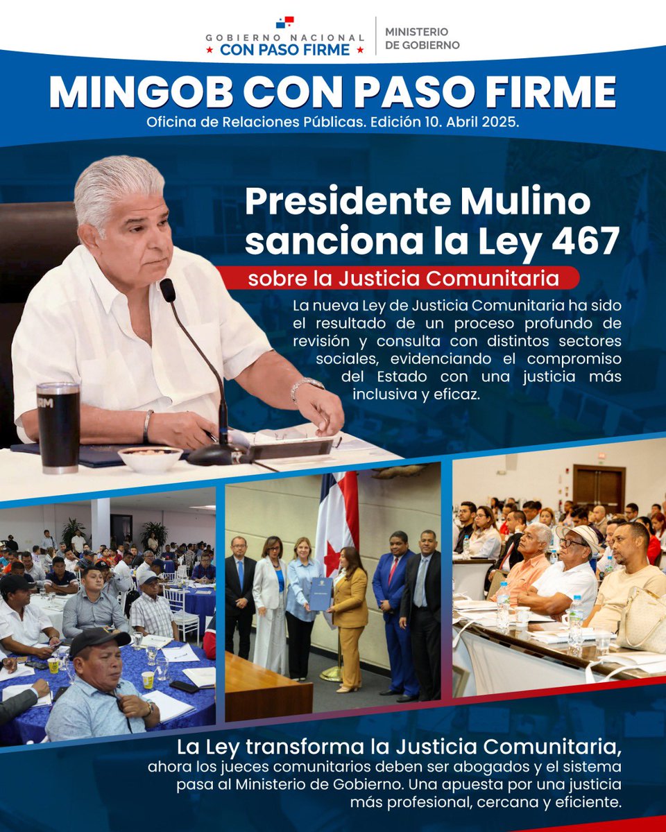 MinGobPma's tweet image. ✨ ¡Revista mensual Mingob Con Paso Firme✨
mingob.gob.pa/revista-con-pa…
Resumen de acciones del mes de abril, seguimos trabajando en equipo para impulsar acciones que contribuyan a un mejor Panamá.
#ConPasoFirme
