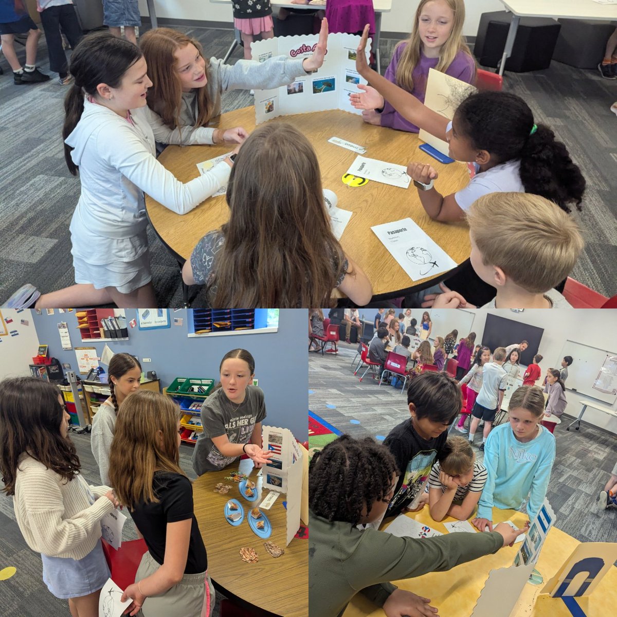 Our 5th grade Spanish students brought the world to life at the Spanish-Speaking Countries Fair at the Primary School! They presented vibrant cultures, foods, and traditions to our curious 2nd graders—an amazing day of learning and global connection! <a href="/IHElementary/">IHElementary</a> @IHpromise
