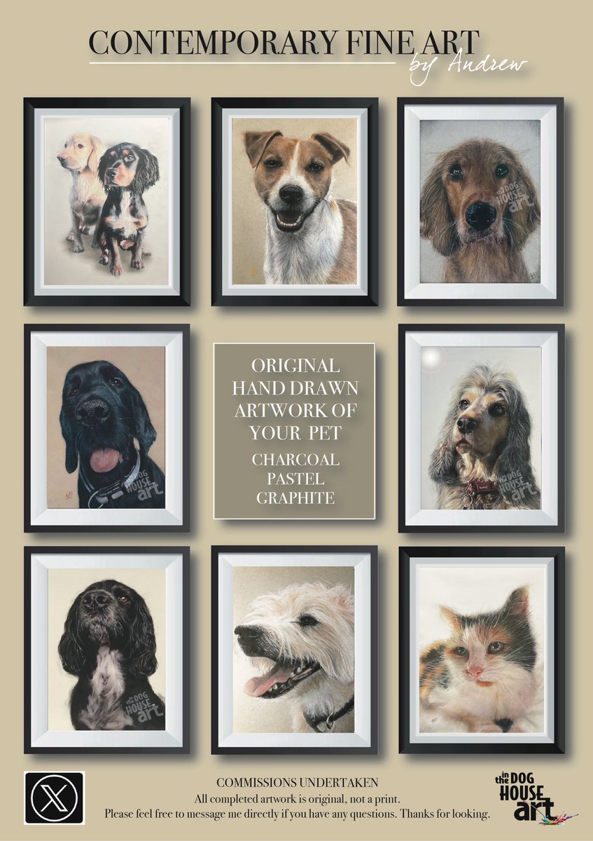 thedoghouseart's tweet photo. Hi everyone,
Thanks to everyone who looks, likes and reposts, it really makes a difference and is so appreciated. I have some new commissions I can share shortly, but my books are now open again if anyone is interested. Please send a dm with any questions, thanks, Andrew. https://t.co/MD5dTIG3mq
