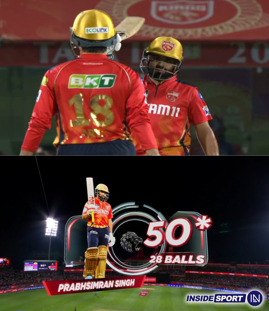 InsideSportIND's tweet image. FIFTY for Prabhsimran Singh 👏

📸: JioHotstar

#IPL2025 #PBKSvsDC #PrabhsimranSingh #PunjabKings #CricketTwitter