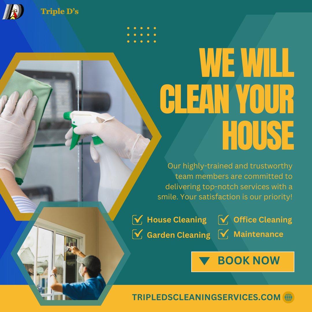 ✨ A cleaner space is a happier place! Let us handle the mess so you can enjoy the rest — professional, reliable, spotless every time. 🧹

#CleaningServices #SpotlessLiving #ProfessionalCleaners #HomeCleanHome #ShineBright