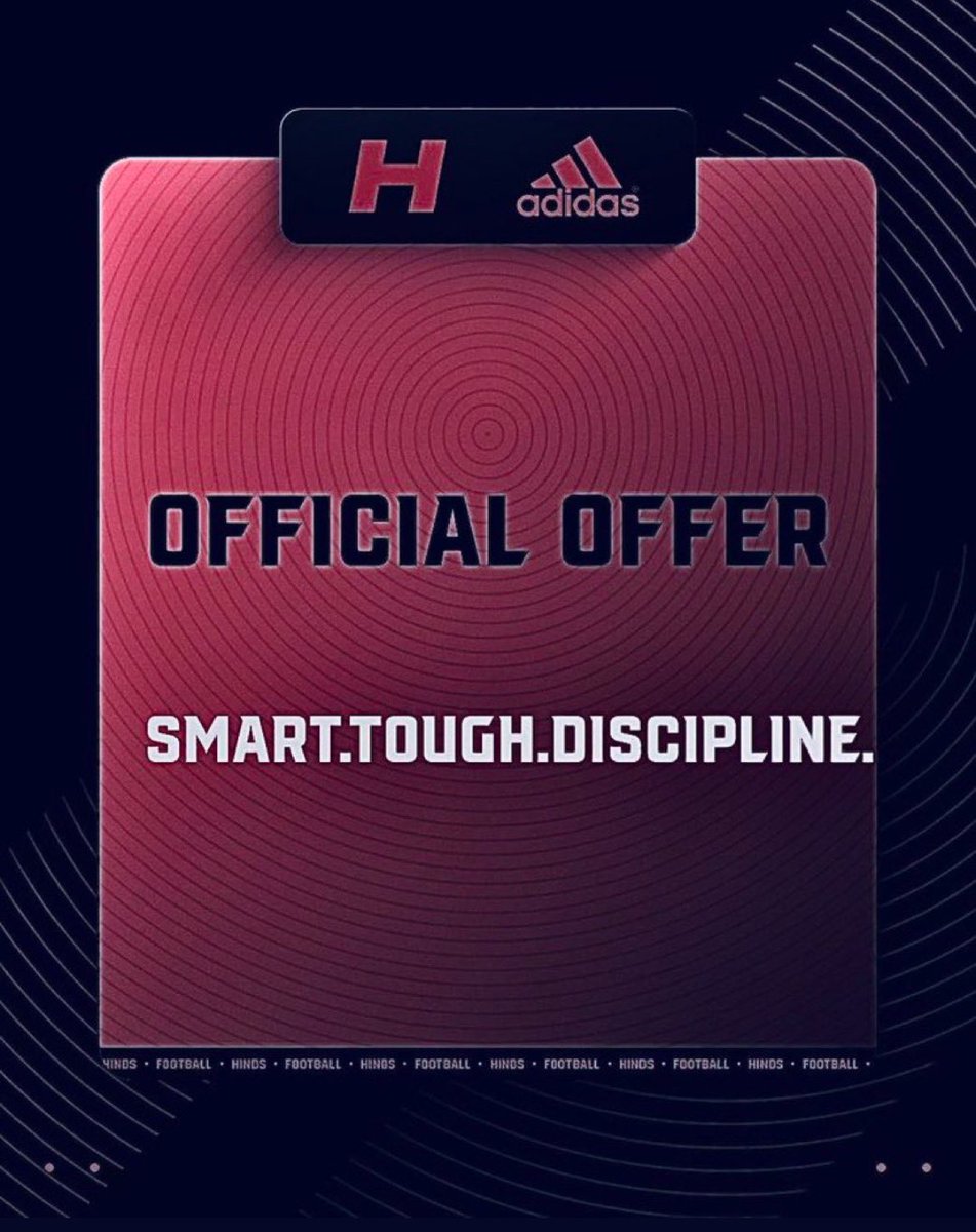 Wes Wiggins 2026 3⭐️ IOL (@wiggins_wes) on Twitter photo #AGTG after a great conversation with <a href="/Coach_OC14/">Omarr Conner</a> I’m blessed to receive an offer from <a href="/HindsCC_FB/">Hinds CC Football</a> !! #AGTG after a great conversation with <a href="/Coach_OC14/">Omarr Conner</a> I’m blessed to receive an offer from <a href="/HindsCC_FB/">Hinds CC Football</a> !!