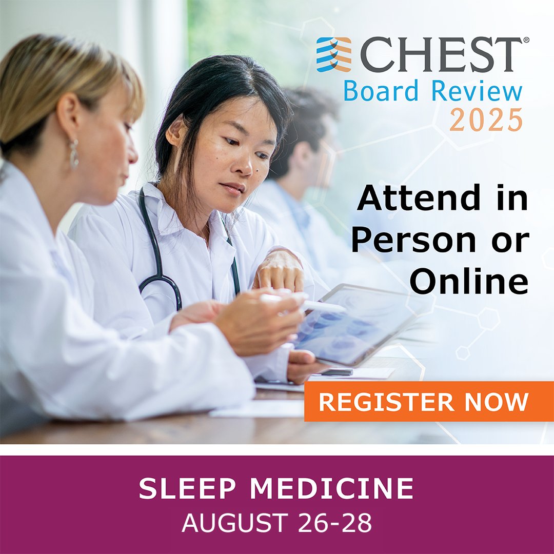 accpchest's tweet photo. Receive in-depth, world-class instruction on key concepts like sleep-disordered breathing, sleep testing, insomnia, CPAP treatment, and more. Reserve your spot today for early bird pricing: https://t.co/AKS5V0zmP7 https://t.co/5pRkzNrL1w