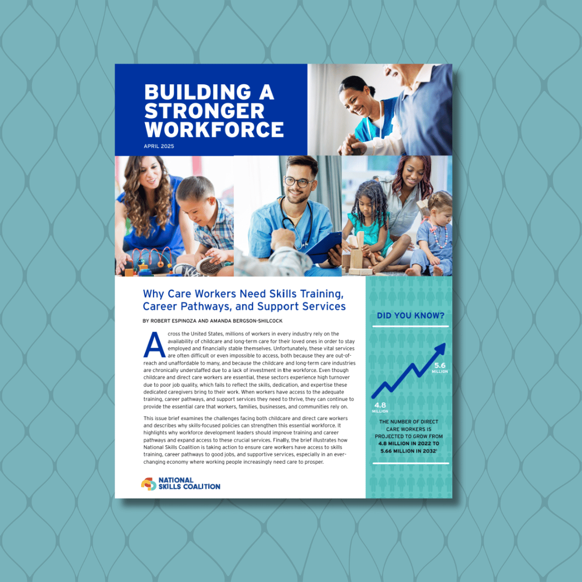 The care economy makes all other work possible—but care jobs are too often overlooked in policy. @skillscoalition brought together 20 experts to chart bold solutions. Our new brief lays out why we need a path to #goodjobs for care workers: ow.ly/WhPc50VFMvx #carework
