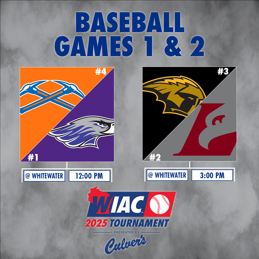 #WIACBASE | The 2025 WIAC Baseball Tournament (pres. by Culver's) is set to start in an hour. 

🔗: bit.ly/454ivvl
📹: wiacnetwork.com

#ExcellenceInAction
#d3baseball