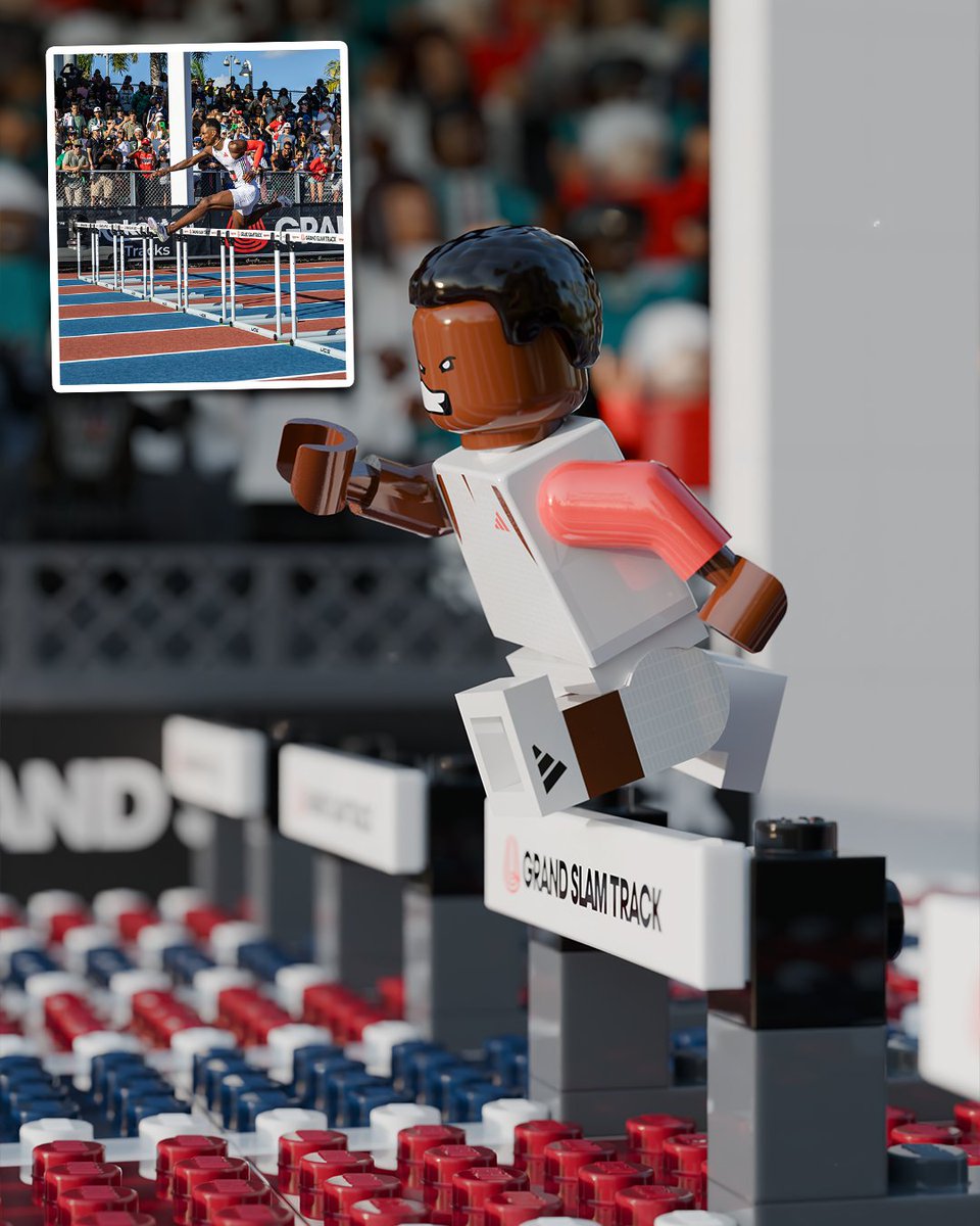 Grand Slam Track (@grandslamtrack) on Twitter photo Some of our top images from Grand Slam Track Miami but as legos!!
Artist: <a href="/noah_halford/">Noah Halford</a>
Photographers:
1. <a href="/richardhoucque/">Richard Houcque</a>
2. <a href="/HowLao/">Howard Lao</a>
3. <a href="/KellysPics/">Kelly Gavin</a>
4. Andrew Devereaux Some of our top images from Grand Slam Track Miami but as legos!!
Artist: <a href="/noah_halford/">Noah Halford</a>
Photographers:
1. <a href="/richardhoucque/">Richard Houcque</a>
2. <a href="/HowLao/">Howard Lao</a>
3. <a href="/KellysPics/">Kelly Gavin</a>
4. Andrew Devereaux