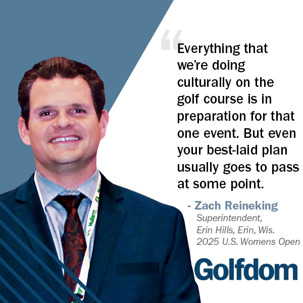 Golfdom (@golfdom) on Twitter photo How do you plan for having to ditch your plan?
Learn how <a href="/ZReineking/">Zach Reineking</a> and his team are prepping for the 2025 U.S. Women's Open at the end of this month in the 2025 Golfdom Tour Guide.
Click the link below to read about <a href="/ErinHillsGolf/">Erin Hills Golf</a> How do you plan for having to ditch your plan?
Learn how <a href="/ZReineking/">Zach Reineking</a> and his team are prepping for the 2025 U.S. Women's Open at the end of this month in the 2025 Golfdom Tour Guide.
Click the link below to read about <a href="/ErinHillsGolf/">Erin Hills Golf</a>