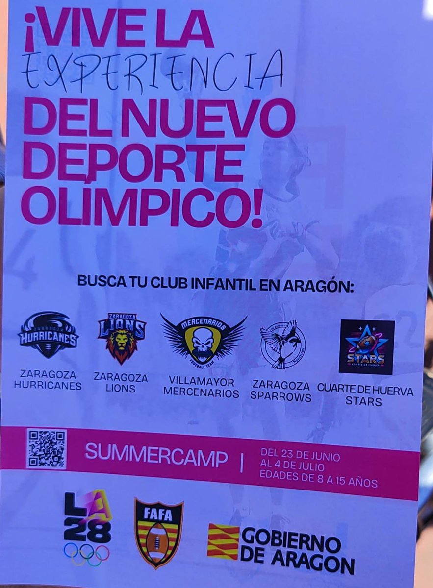 IES Ramón y Cajal Zaragoza (@iescajal) on Twitter photo Diego despertó la curiosidad y las ganas de aprender más flag football en el IES Ramón y Cajal.
Gracias a la Federación Aragonesa de Fútbol Americano (FAFA) por traer este deporte a nuestra casa. Fue un éxito! <a href="/AragonFootball/">Federacion Aragonesa de Futbol Americano</a> Diego despertó la curiosidad y las ganas de aprender más flag football en el IES Ramón y Cajal.
Gracias a la Federación Aragonesa de Fútbol Americano (FAFA) por traer este deporte a nuestra casa. Fue un éxito! <a href="/AragonFootball/">Federacion Aragonesa de Futbol Americano</a>
