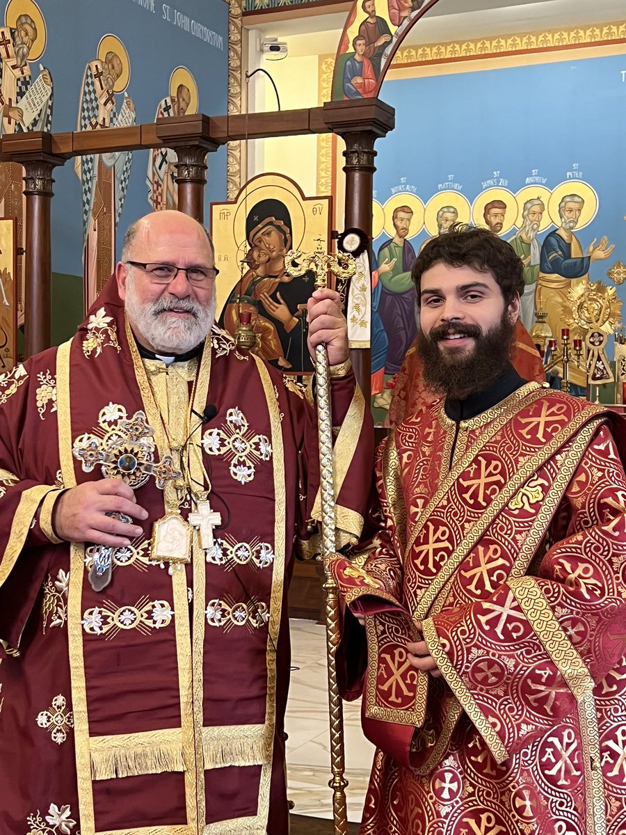 DotyFr20509's tweet image. Many years to His Grace, Bishop John of Worcester and New England on the occasion of his name day. May God preserve and protect him as he shepherds New England and the Antiochian Western Rite Vicariate.