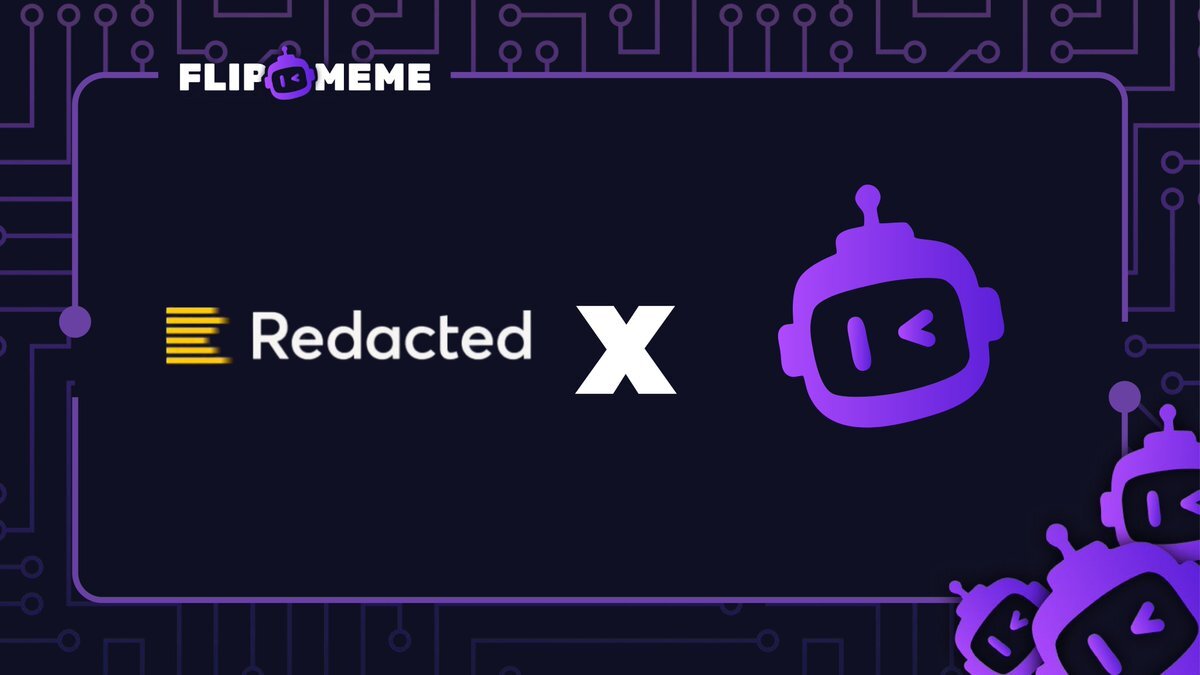 flip.meme (@flipdotmeme) on Twitter photo we're giga bullish to join the <a href="/redactedcoin/">Redacted Coin</a> ecosystem!
a half-genius, half-degen team, backed by Web3’s biggest gigabrains, is building an absolute EMPIRE—and flip is right at the FOUNDATION!
you're early anon 📷 we're giga bullish to join the <a href="/redactedcoin/">Redacted Coin</a> ecosystem!
a half-genius, half-degen team, backed by Web3’s biggest gigabrains, is building an absolute EMPIRE—and flip is right at the FOUNDATION!
you're early anon 📷