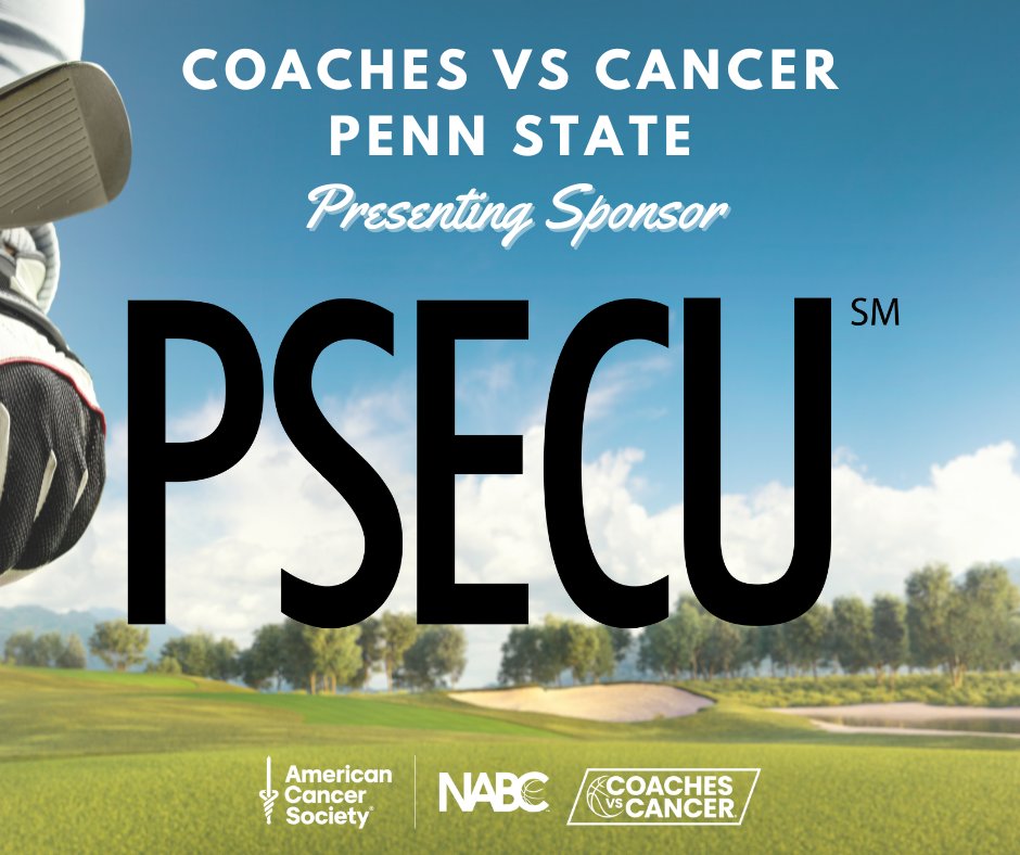 We would like to extend or biggest thanks our Presenting Sponsor, <a href="/PSECU/">PSECU</a>! Your partnership and support allows us to make a REAL impact in the lives of those battling cancer! Thank you for helping us to end cancer as we know it, for everyone! ⛳ cvcpennstate.org 

#WeAre