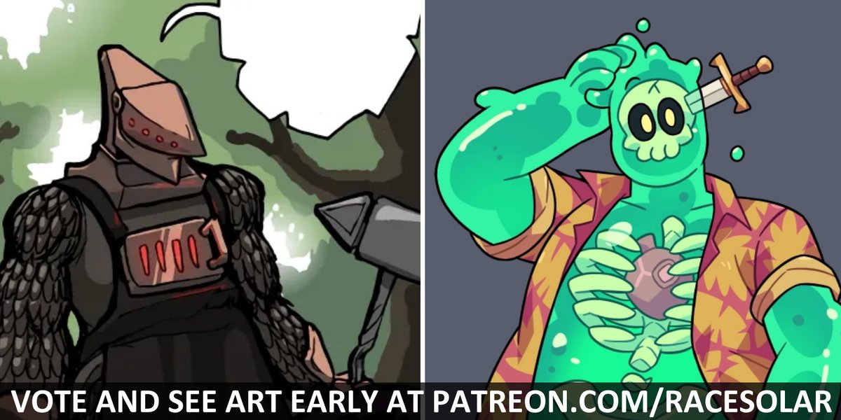 the poll is up for May! just two characters this month since i'm planning on moving out, and these two have been on my mind lately haha

vote by joining the $3 tier on Patreon: patreon.com/c/racesolar
