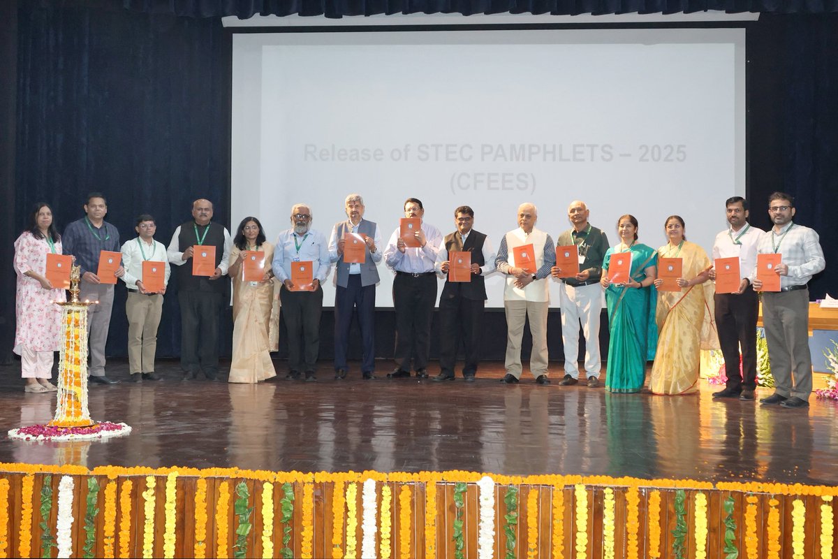 DRDO_India's tweet image. During the event CFEES released the revised #STEC Pamphlets 2025. This update incorporates all STEC decisions since 2017. As the secretarial body of STEC, CFEES tracks tech advancements &amp;amp; user challenges in explosives storage, transport &amp;amp; handling.