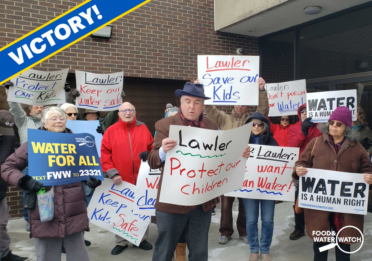 In times like these, we need to celebrate wins – and we just ran out the clock and stopped Congress from revoking the Lead Out of Water rule! 🎉

Thanks to the work of our members and allies, millions of people will be protected from toxic lead water pipes. Let’s keep it up!