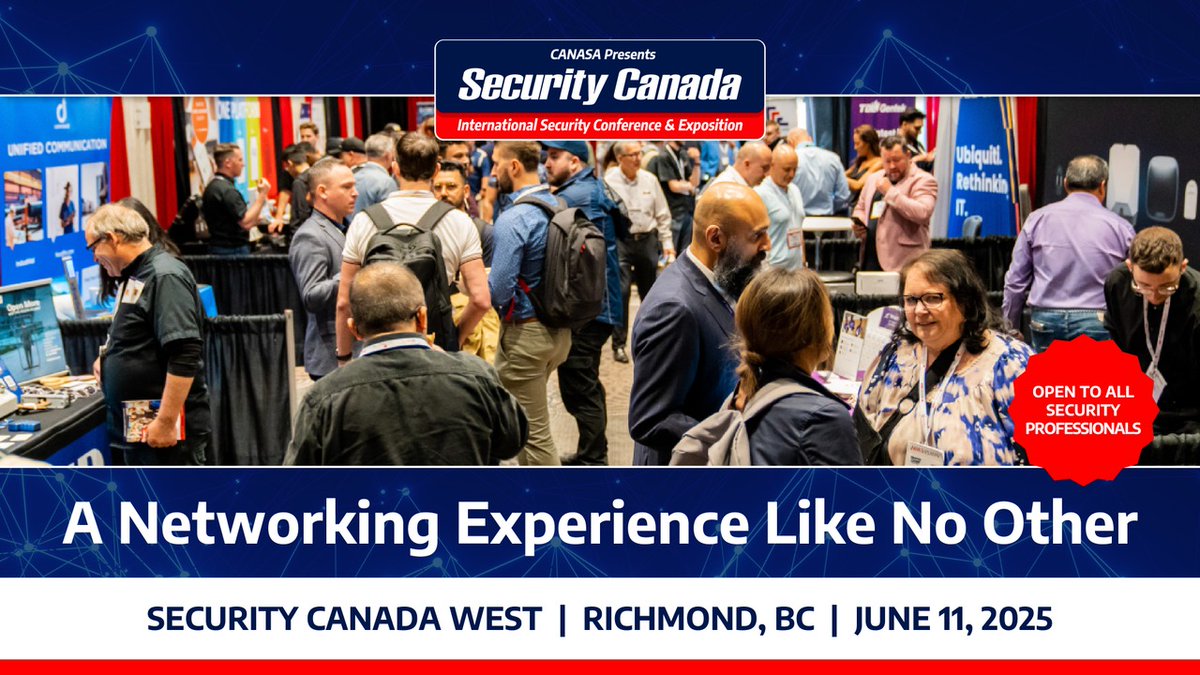 #SecurityCanada West isn't just another trade show—it's where 8 out of 10 security professionals choose to attend, connecting experts from every sector of the industry. Register for FREE today and see for yourself why it's the top choice for security pros: bit.ly/3QP4h9n
