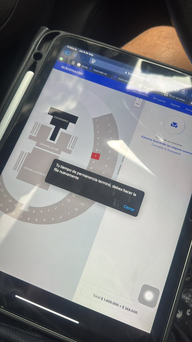 EstebanRivasC's tweet image. tanta espera para que su página me devuelva???? que es esta basura si no estaban preparados para una alta demanda para que se ofrecen? @Ticketmastercol #badbunnytour