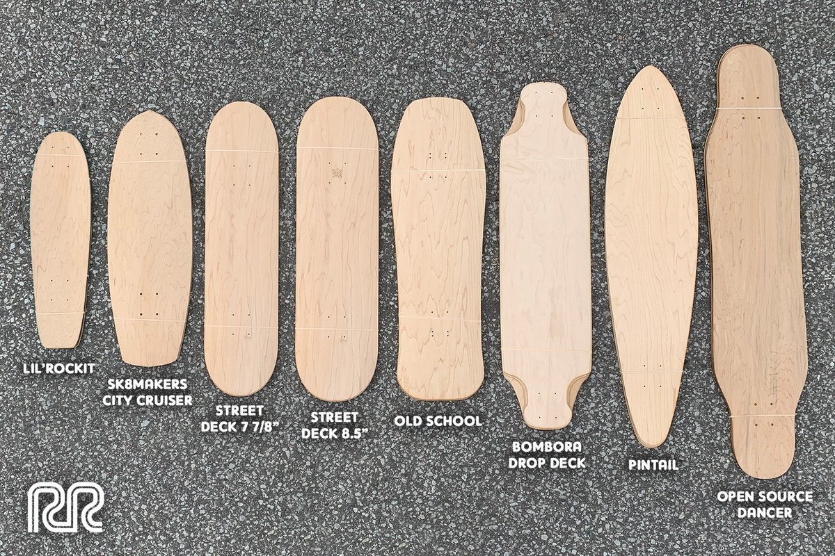 Warm weather is almost here! Build a handmade skateboard to ride this summer!

We have 8 pre-shaped skateboard kits that you can build without power tools. bit.ly/preshaped

#roarockit