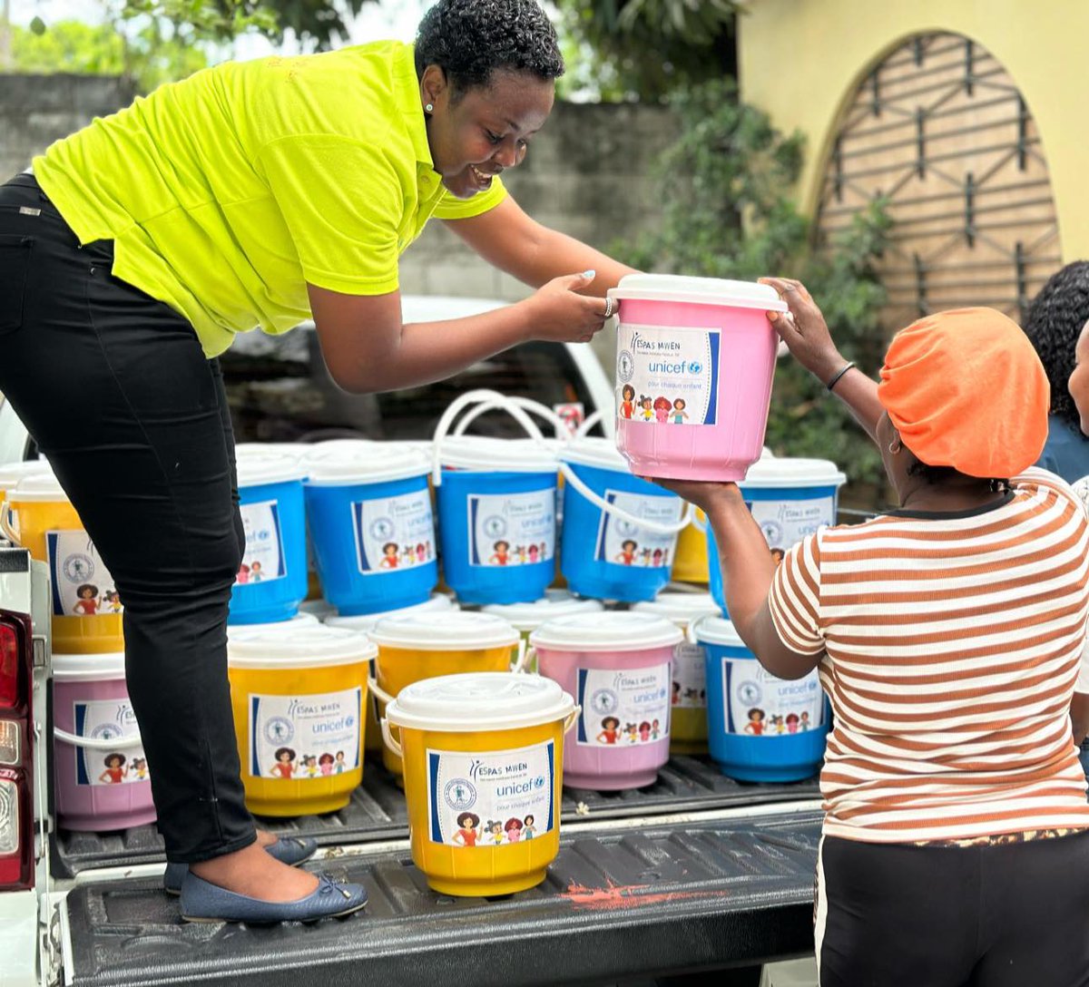 UNICEF Haiti tweet media