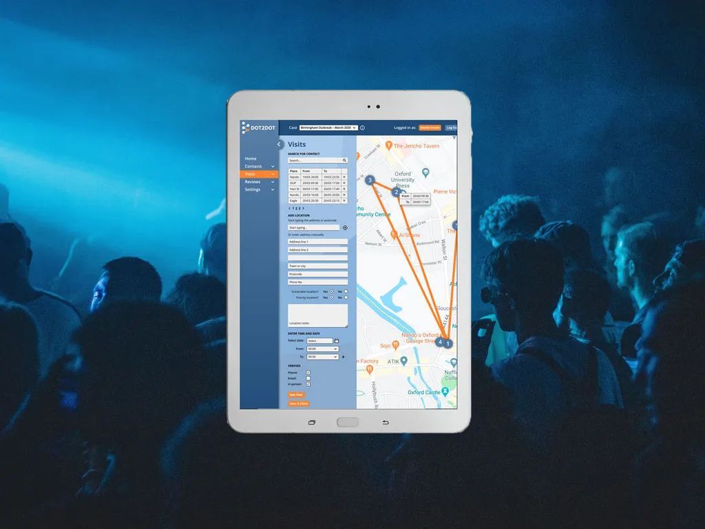BlueberryHealth's tweet image. Dot2Dot is a #SoftwareTool to help health authorities trace and isolate people with an #InfectiousDisease. Authorities that have used our #TracingSoftware have reported significant gains in the speed of the process, leading to more effective service.
blueberry-health.co.uk/contact-tracin…